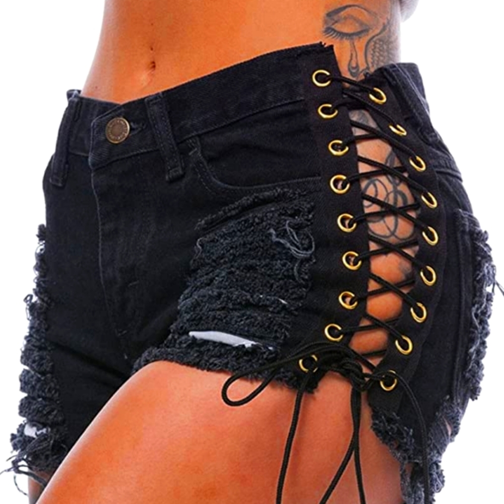 Jean shorts, super sexy & cute size 26 but will fit size 24-28